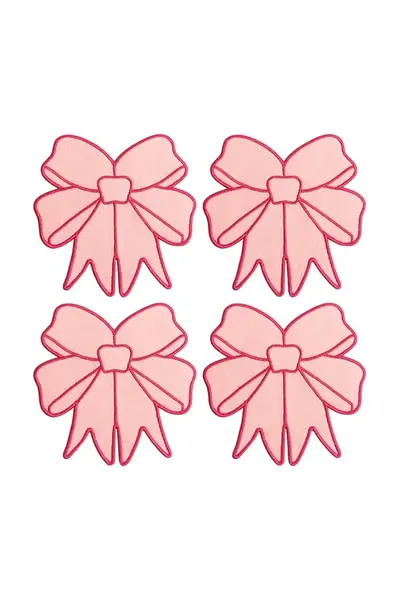 Sada podložek pod sklenice Octaevo Coquette 15 x 15 cm