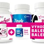 Nutricius Perfect HAIR new-methionin 2x100 tablet + Zinek Extra 25 mg 30 tablet dárkové balení