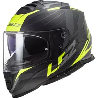 Moto helma LS2 FF800 Storm II Nerve Matt H-V Yellow XL (61-62)