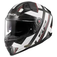 Moto přilba LS2 FF811 Vector II Carbon Strong Gl. White S (55-56)