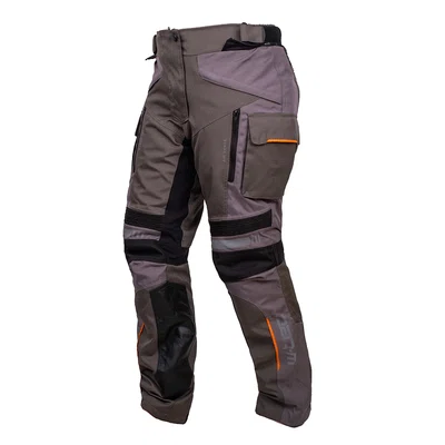 Dámské moto kalhoty W-TEC Smackton Lady šedo-oranžová XL