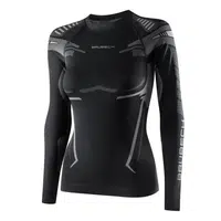 Dámské funkční triko Brubeck Dry s dlouhým rukávem Black/Graphite XL