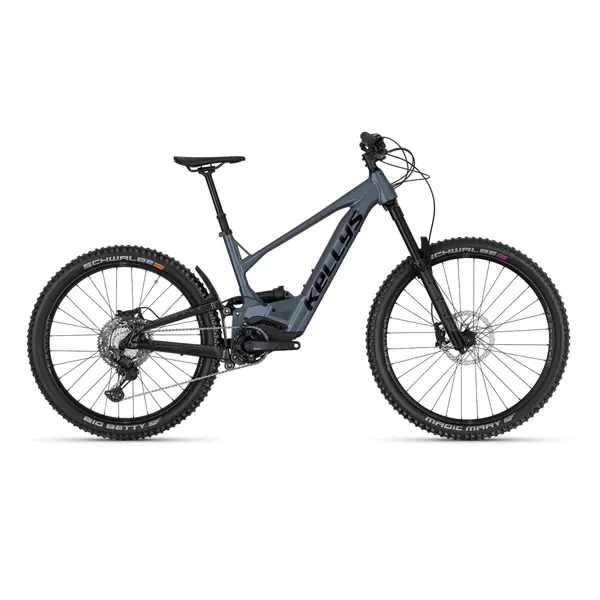 Celoodpružené elektrokolo Kellys Theos R50 P 29"/27,5" 8.0 S (16", 163-177 cm) Steel Blue