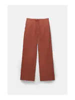 Pull&Bear Nohavice  hrdzavo červená