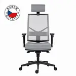 Powerton ERGO MARIE Kancelářské ergonomické křeslo, Světle šedé