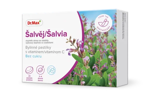 Dr. Max Šalvia, bylinné pastilky bez cukru