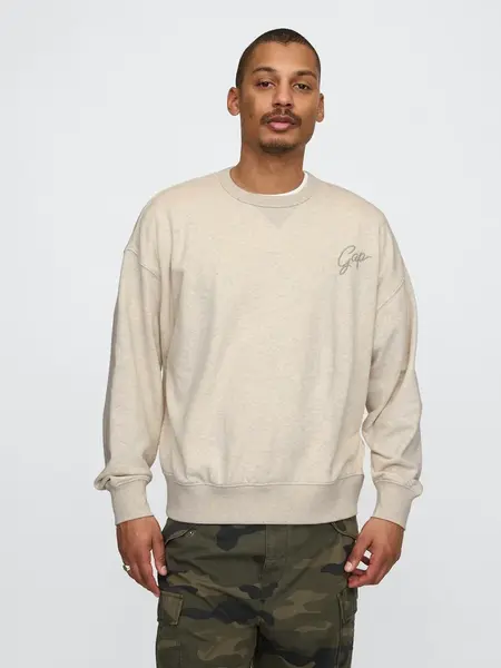 GAP  Pánská Oversize mikina s logem 730184-01 Veľkosť: XS