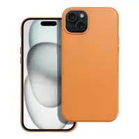 Zadní kryt LEATHER MAG COVER case pro Apple iPhone 15 Plus, orange