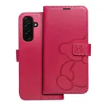Flipové pouzdro MEZZO Book case pro Samsung Galaxy A26 5G, teddy bear magenta