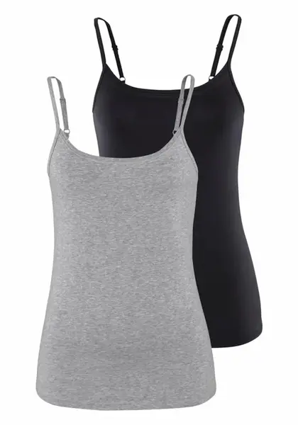 VIVANCE Top  sivá / čierna