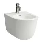 Laufen The New Classic - Závěsný bidet, otvor pro baterii, bílá H8308510003021