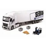 Bburago 1:43 MB Actros SEDIS Logistics with Forklift and accesories