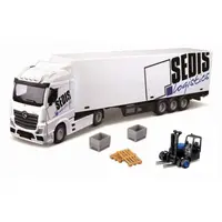 Bburago 1:43 MB Actros SEDIS Logistics with Forklift and accesories