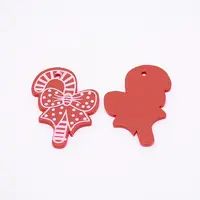 Christmas Theme Wood Big Pendants