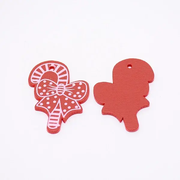 Christmas Theme Wood Big Pendants