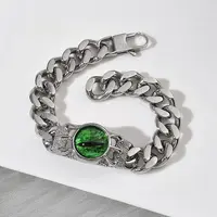 Eye 201/304 Stainless Steel Link Bracelets