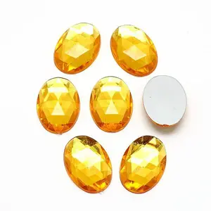 Acrylic Rhinestone Flat Back Cabochons