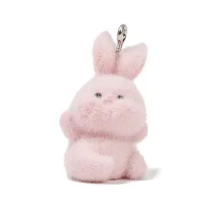 Animal Theme Flocky Opaque Resin Pendants