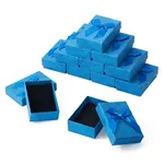 Rectangle Paper Jewelry Set Storage Gift Boxes with Bowknot