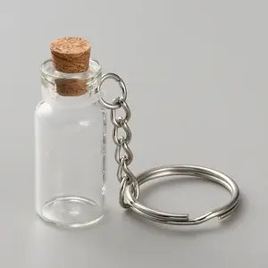 Glass Bottle Keychains