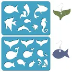 Acrylic Earring Handwork Template