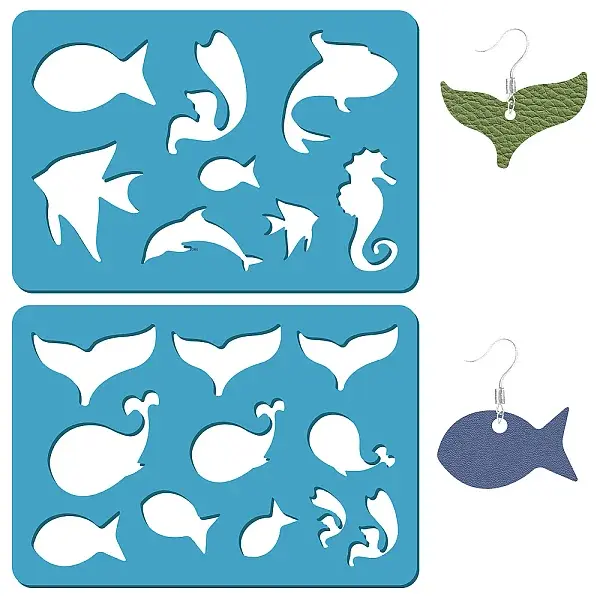 Acrylic Earring Handwork Template