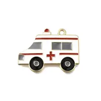Medical Theme Alloy Enamel Pendants