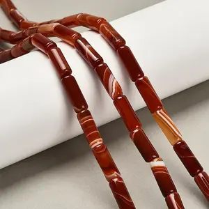 Dyed Natural Agate Beads Strands