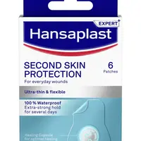 Hansaplast Second Skin náplasti hydrokoloidní 6 ks