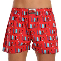 Styx Pánské trenky art klasická guma nadrozměr obrazce (E1659) 3XL