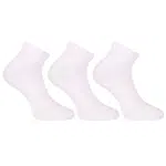 Nedeto 3PACK ponožky nízké bambusové bílé (3PBN02) L