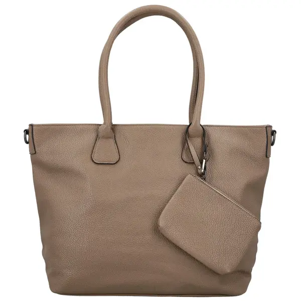 Dámska kabelka cez rameno tmavo béžová - Paolo bags Iljana