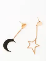 Gold earrings Yups dbi0457. R21