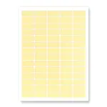 Samolepicí etikety 38 x 21,2 mm, 65 etiket, A4, 20 listů, žluté