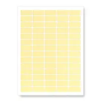 Samolepicí etikety 38 x 21,2 mm, 65 etiket, A4, 20 listů, žluté