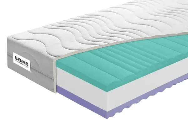 Matrac Benab OrbisMax 18 H3 / H4 180 x 200 cm Matrac zo studenej peny 18 cm sendvičový zónová ortopedické