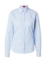 HUGO Blúzka 'The Essential'  svetlomodrá / biela