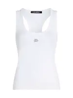 Karl Lagerfeld Top  čierna / biela