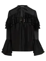 Karl Lagerfeld Blúzka  čierna