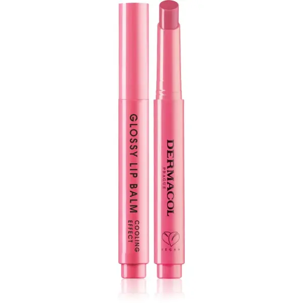 Dermacol Beauty Stick Glossy Lip Balm ošetrujúci lesk na pery s chladivým účinkom vône 04 Lychee 2.2 g