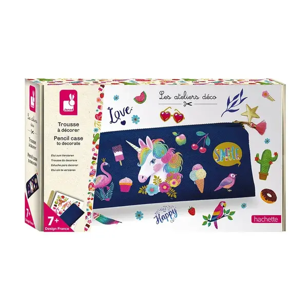 Detský ateliér midi - púzdro na ozdobenie - jednorožec