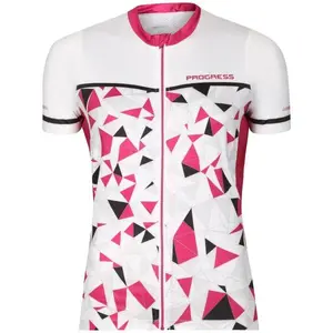 PROGRESS RIPRESA Dámsky cyklistický dres, biela, veľkosť