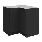 Spodní rohová skříňka Aria 90x90 DN 2F BB Barva korpusu: Černá, Barva dvířek: BL - Black AFM