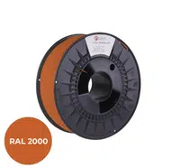 C-Tech 3DF-P-ASA1.75-2000 3D filament, PREMIUM LINE, ASA, žlutooranžová, RAL2000, 1,75mm, 1kg