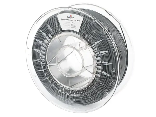 Spectrum 80238 3D filament, PLA Matt, 1,75mm, 1000g, Tmavě šedý (Dark grey)