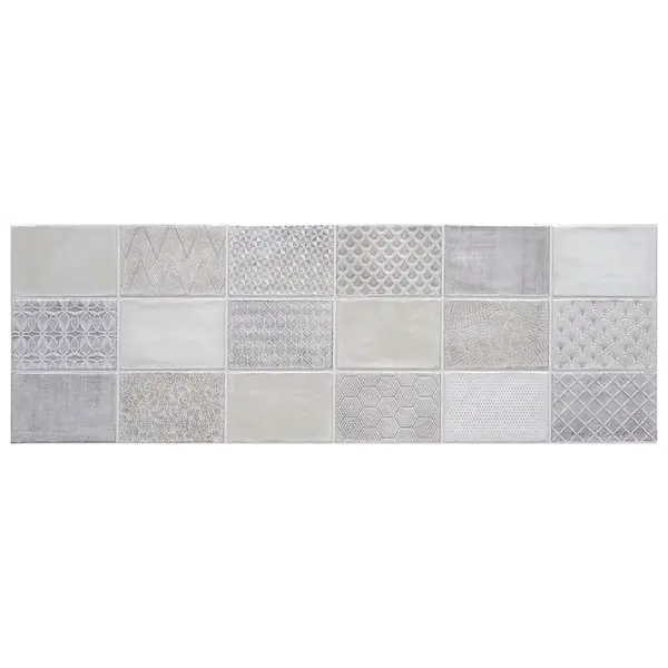 Dekor Soller gris rekt. 25/75