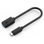 Genius 32590003400 USB redukce, (3.0), USB C samec - USB A samice, černá, USB 3.0, až 5Gbps