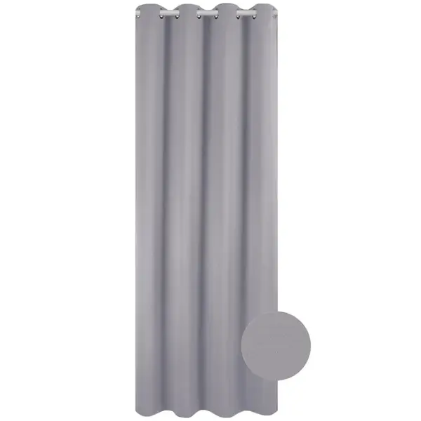 Závěs ZITA 140X250 19865 Blackout šedá