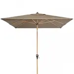 Slunečník s automatickým naklápěním s ULTRA UV ochranou Doppler ALU WOOD 3 x 2 m, hnědá DP461317846