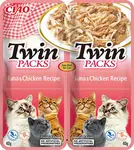 Inaba Cat Ciao Twin Packs želé krmivo pro kočky - kuře, tuňák 3 x (4 x 14 g)